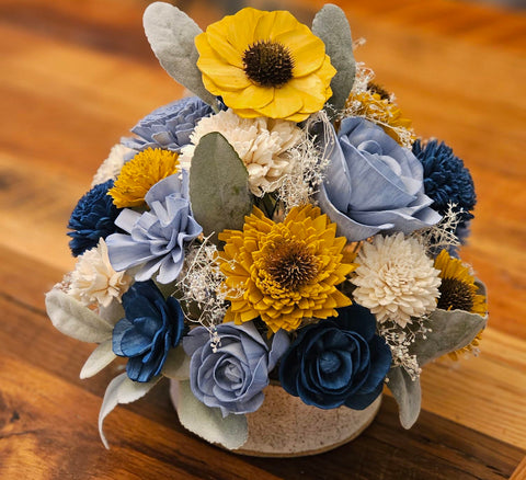 Sunflower Centerpiece - Sola Wood Flowers