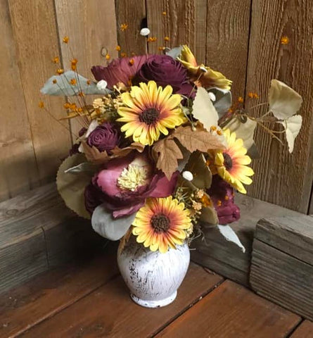 Sunflower Centerpiece - Sola Wood Flowers