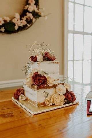 Wedding Cake - Sola Wood Flowers
