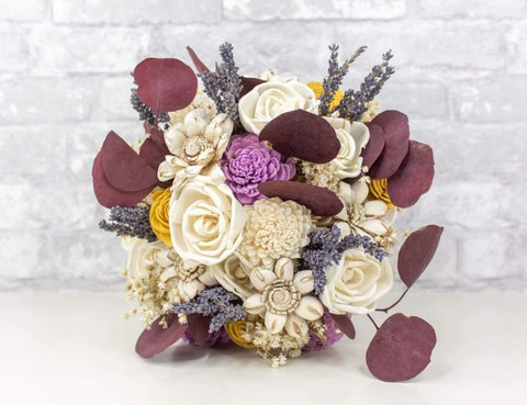 A bouquet of Sola Wood Flowers