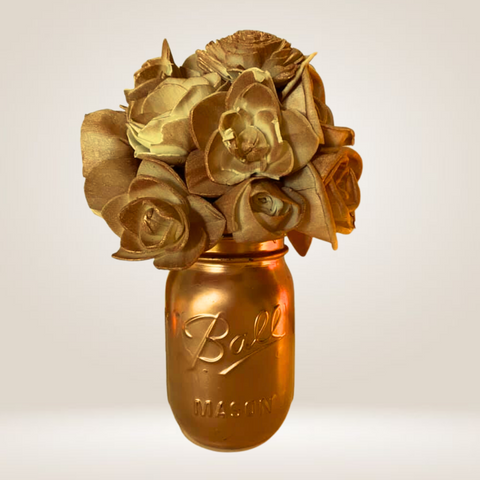 Gold Centerpiece - Sola Wood Flowers