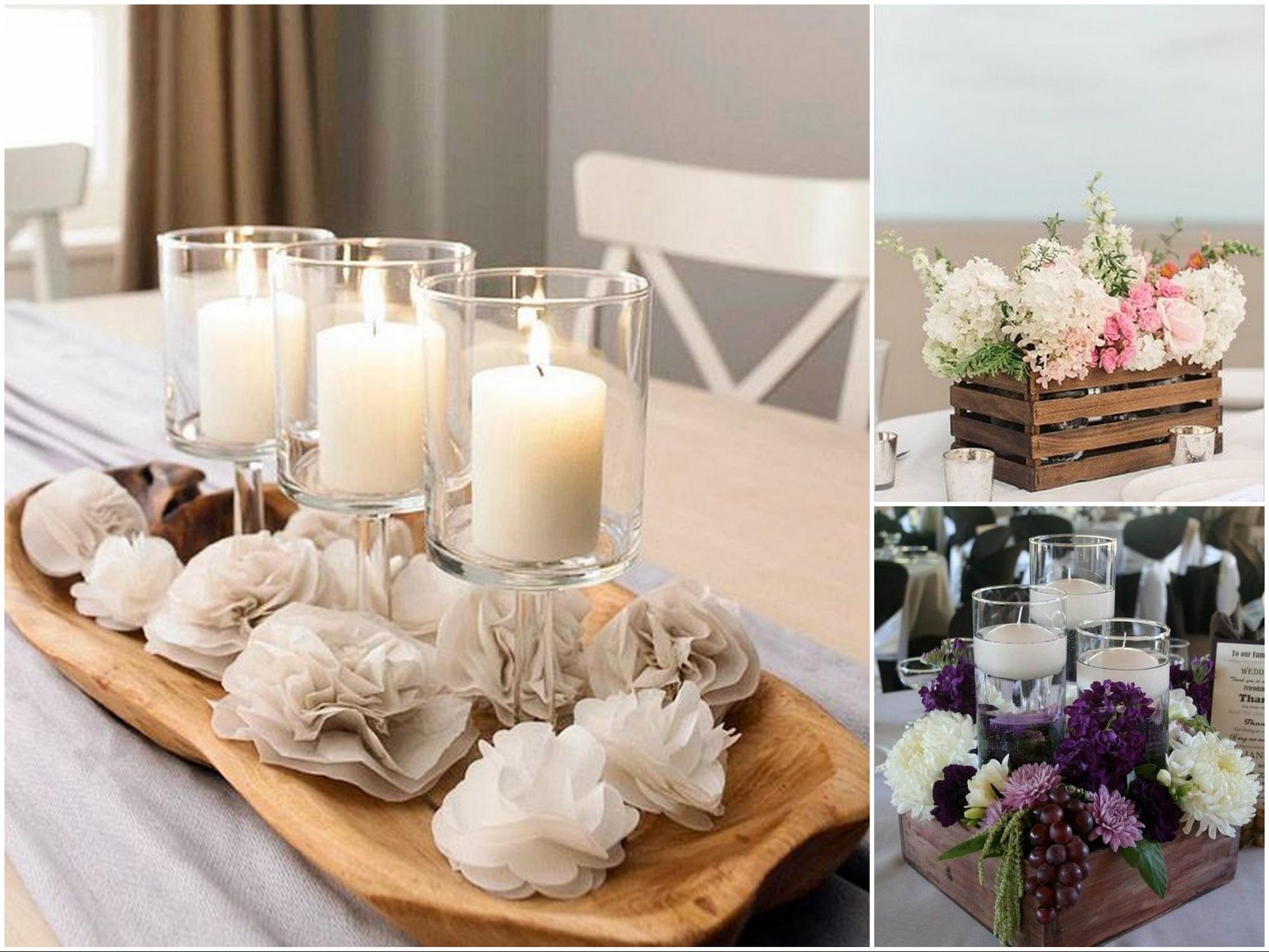 How to Make a DIY Wood Table Centerpiece for Flowers - TheDIYPlan