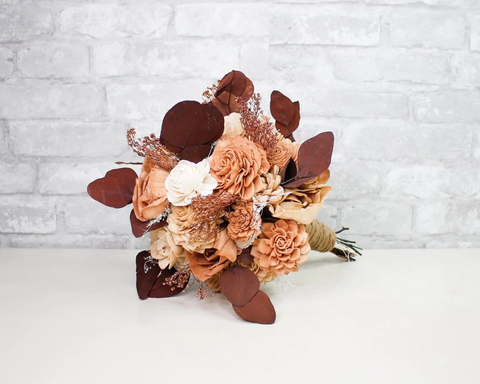 Bridesmaid Bouquet - Sola Wood Flowers