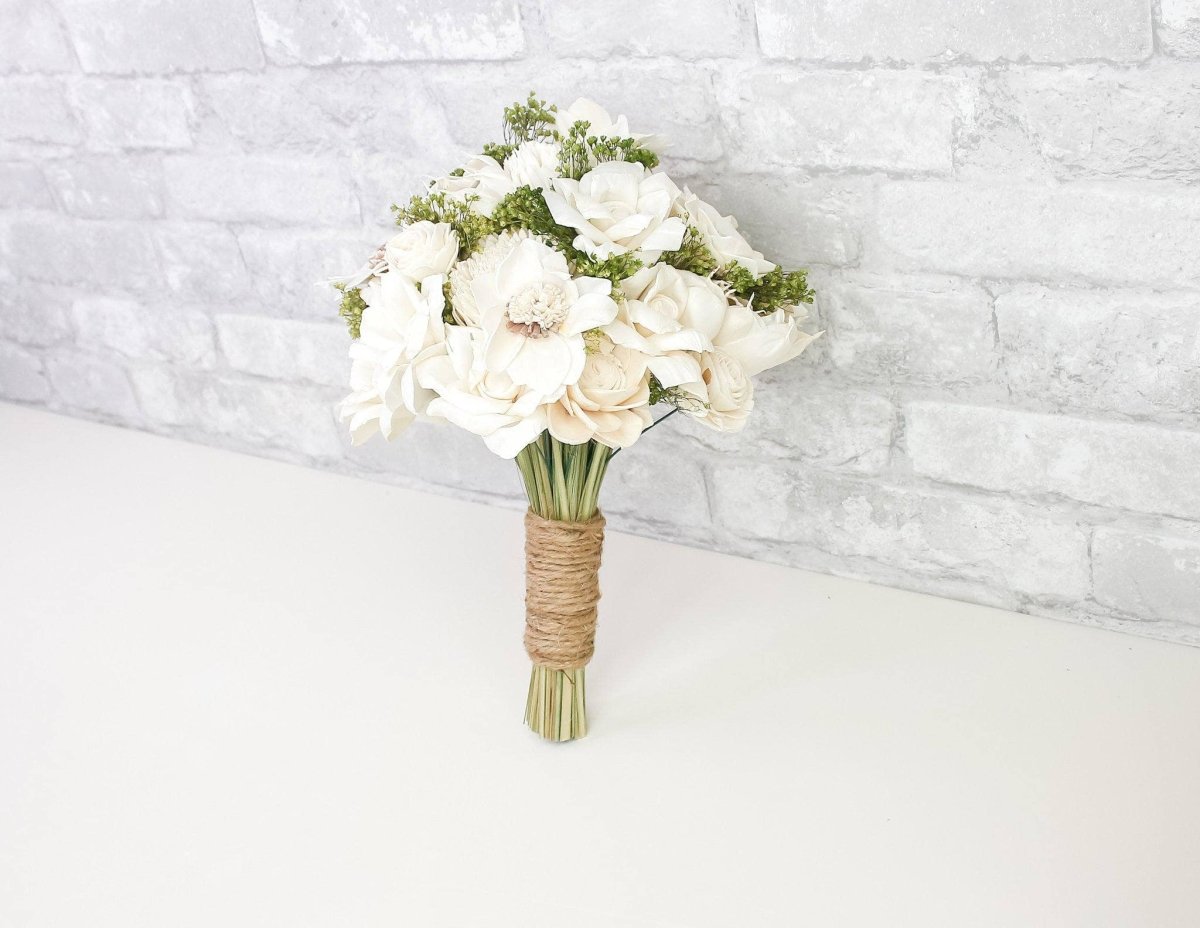 Image of Absolute Snowflake Finished Bridesmaid Bouquet