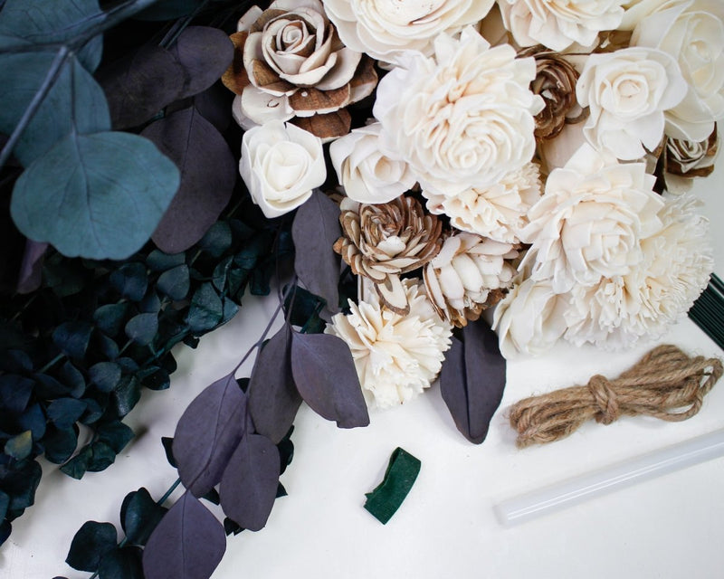 Black Forest Bridal Bouquet Kit – Sola Wood Flowers