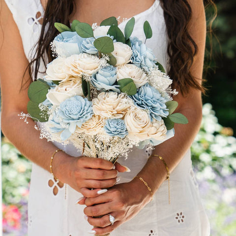 NO. 63. Baby's Breath Bouquet, Cherry Blossom