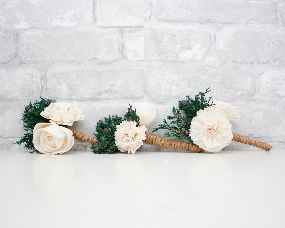 Bulk Wedding Flower DIY Package - Juniper, Emeralds and Cream –  DaisyDIYFlowers