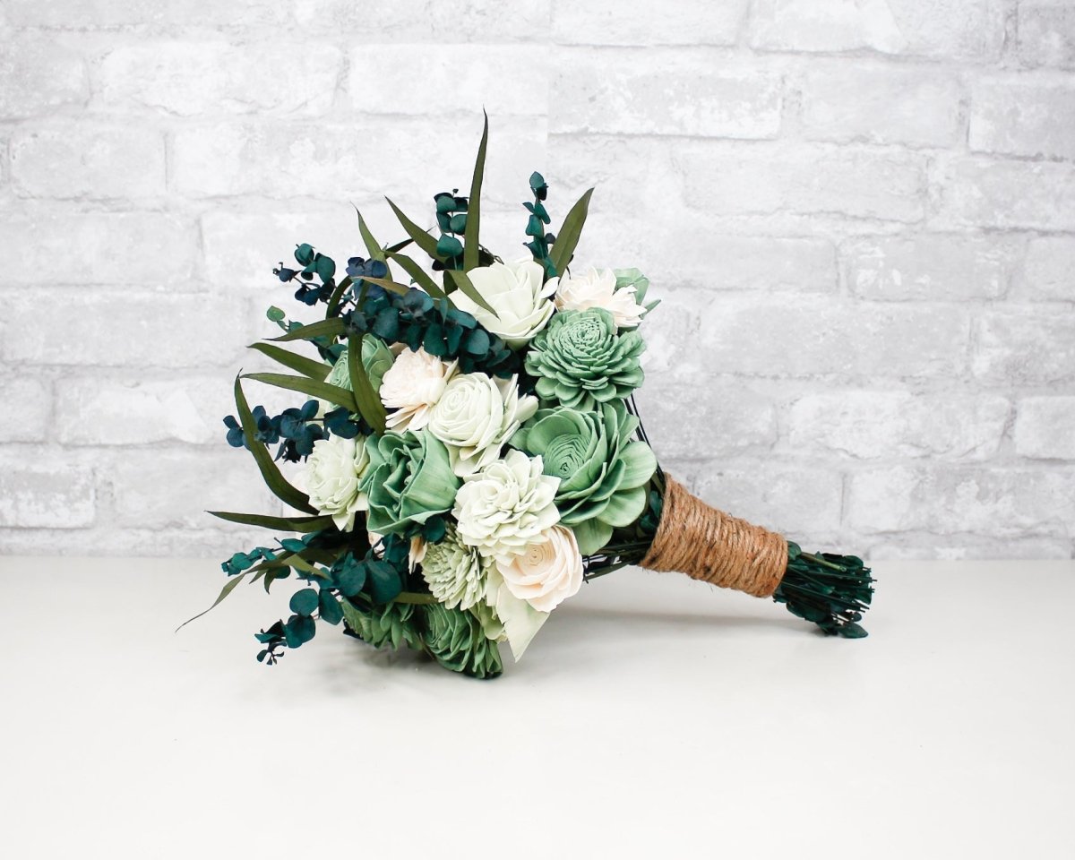 Tie The Knot Mini Bouquet – Sola Wood Flowers