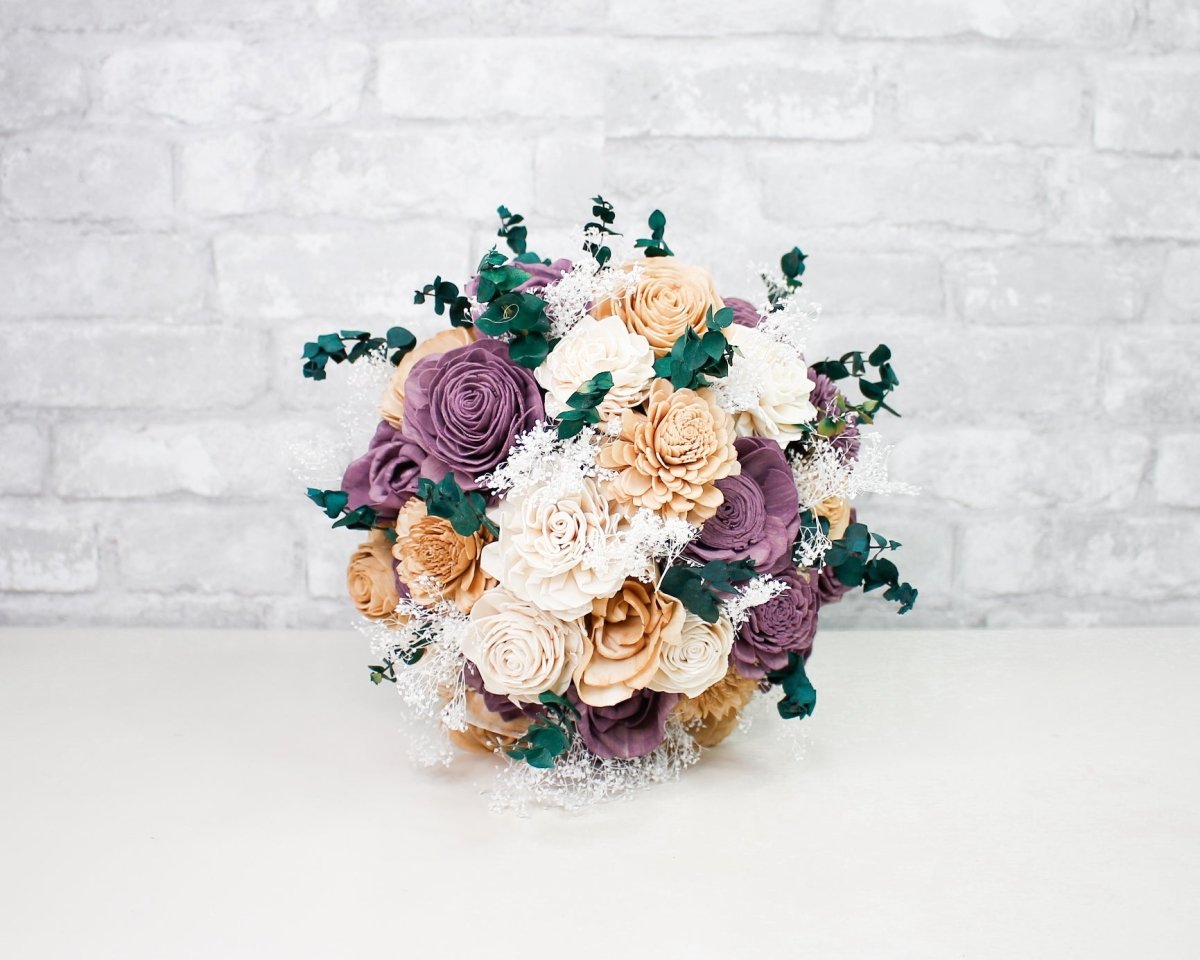 Tie The Knot Mini Bouquet – Sola Wood Flowers