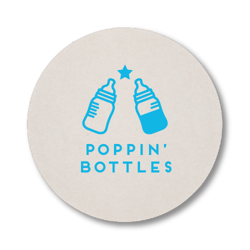 poppin bottles baby shower theme