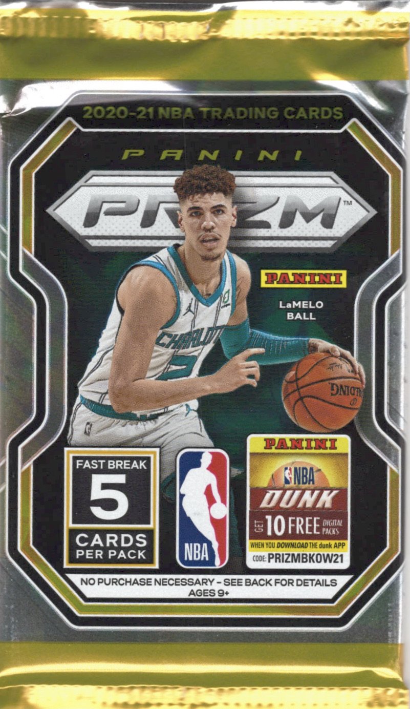 2020/21 Prizm Fast Break Basketball Pack (Hit Odds 1:18)