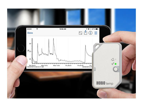 hobo temperature light logger