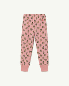 Pink Flower Dromedary Pants
