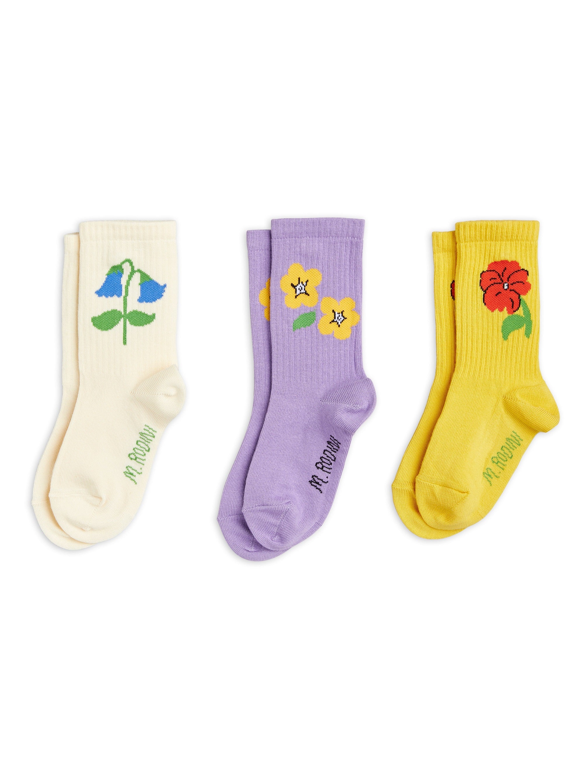 Snow Flowers 3-Pack Socks