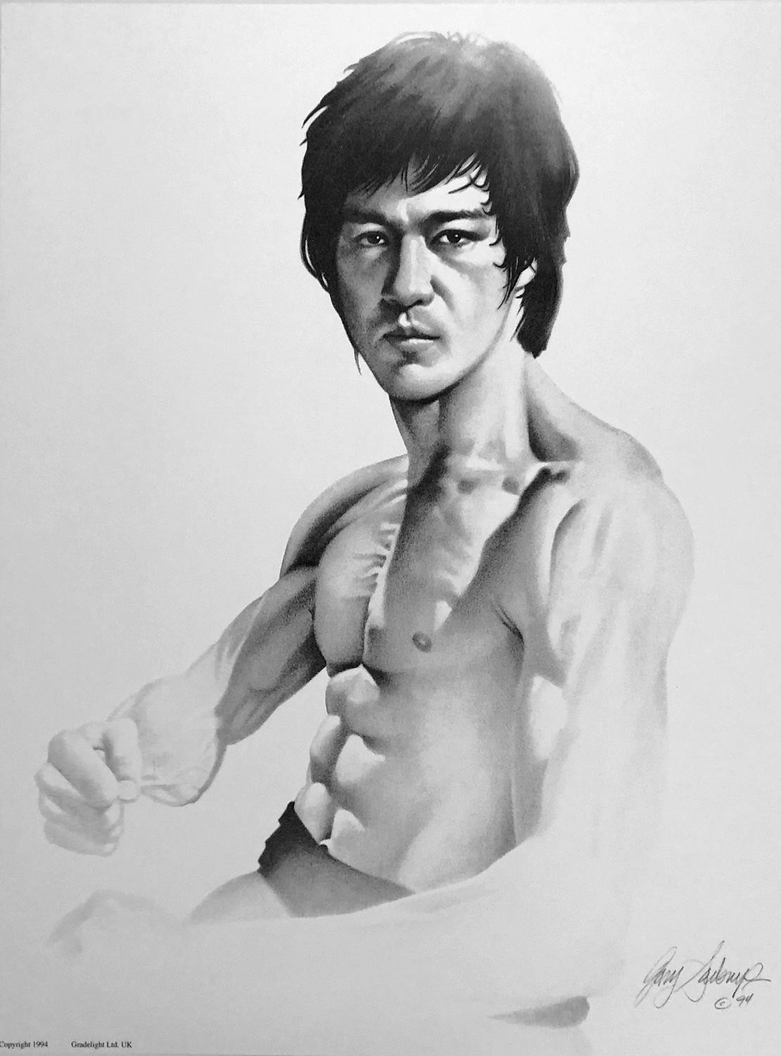 Bruce Lee by Gary Saderup 