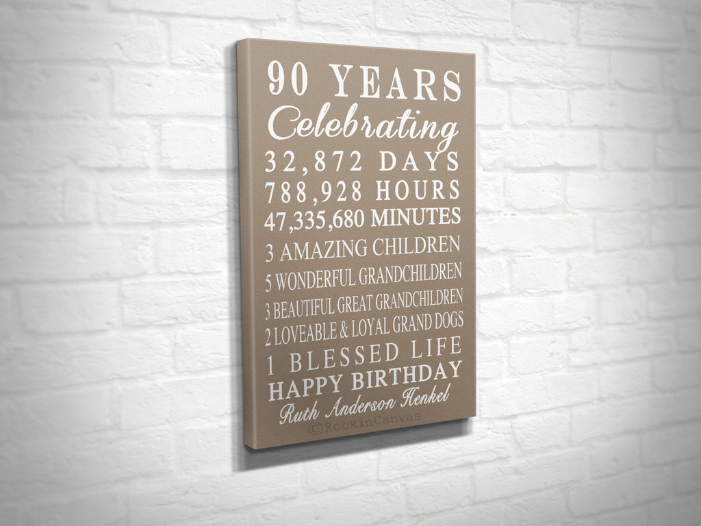 90th birthday ideas for dad