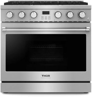 THOR 36" Freestanding Professional Gas Range ARG36 - Farmhouse Kitchen and Bath