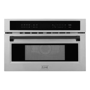 ZLINE 30” Convection Microwave, Stainless Steel, Matte Black MWOZ-30-MB - Farmhouse Kitchen and Bath