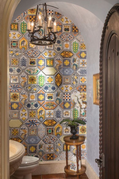 Spanish Mediterranean Bathroom Ideas