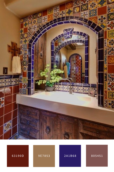 Spanish Mediterranean Bathroom Ideas