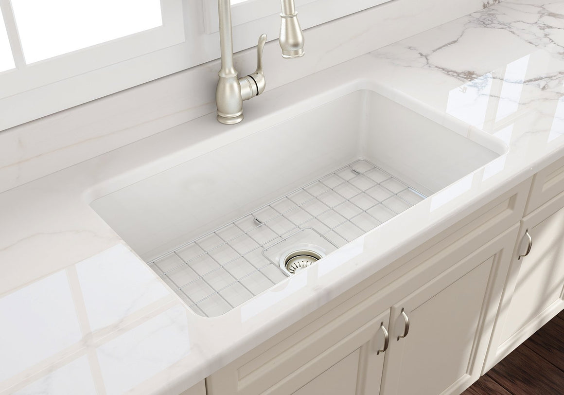 White Undermount Kitchen Sink