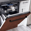 ZLINE 24" Dishwasher, Hammered Copper panel, Stainless Tub, DWV-HH-24