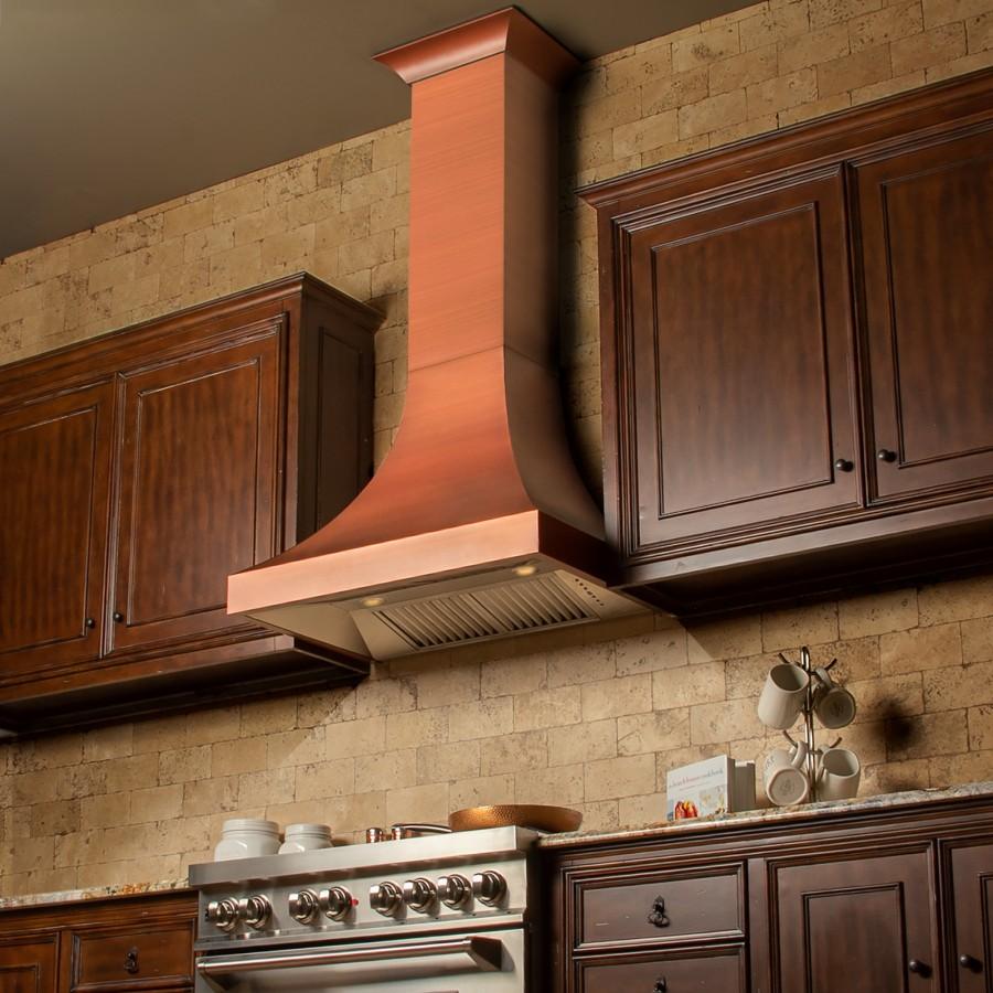 ZLINE 30" Designer Series Copper Finish Wall Range Hood, 8632C30