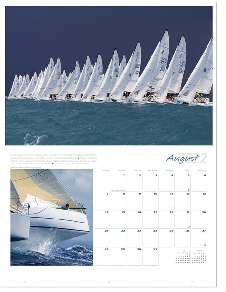 August 2022 Ultimate Sailing Calendar