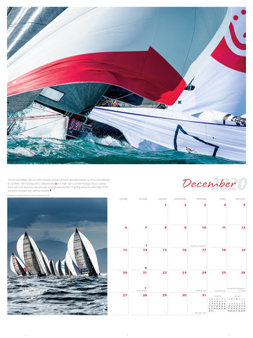 2020 Ultimate Sailing Calendar December by Marina Semenova
