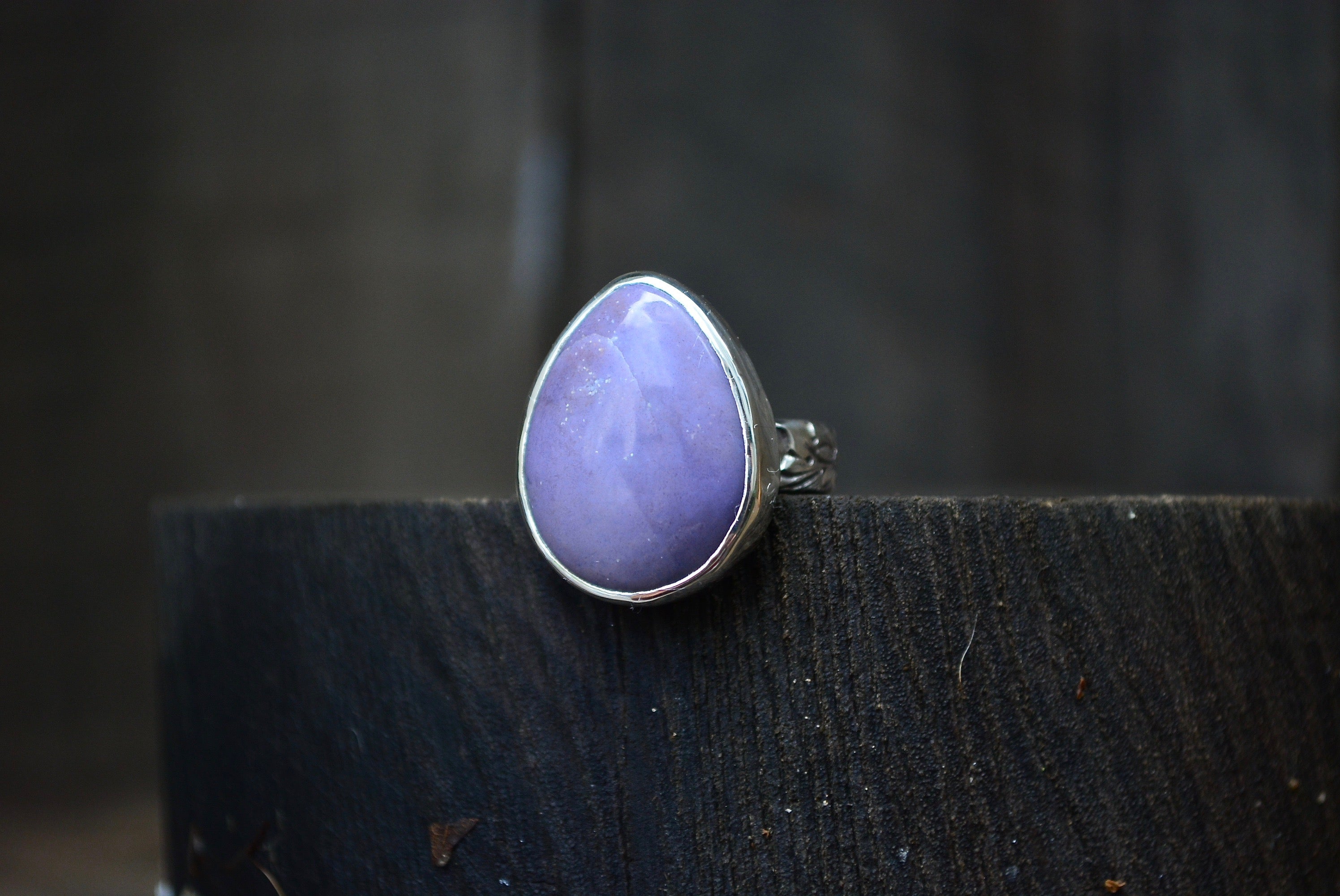 Burro Creek Agate Ring