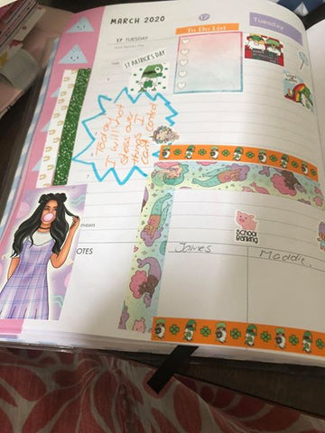 Spotlight on a Planner Frankie Taylor March 2020 Planner pic 8