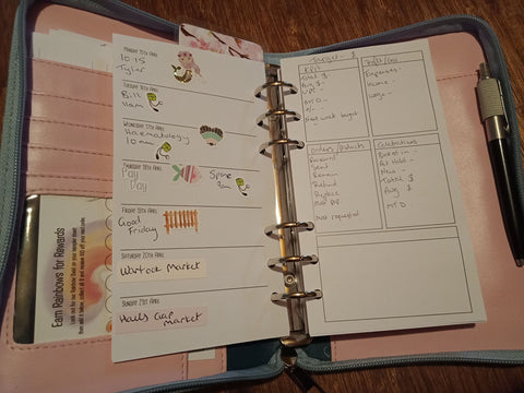 Shannon Philips personal size daily planner