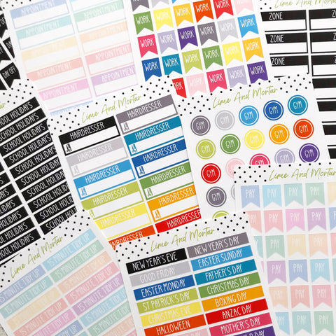 Spotlight on a Planner Leanne sticker sheet