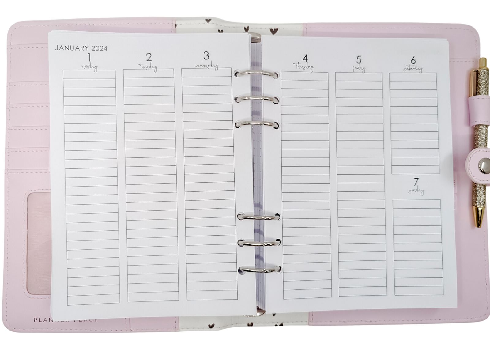 Lined with Margin Planner Insert, MAY PAPER CO. A5 Planner Refills  Australia