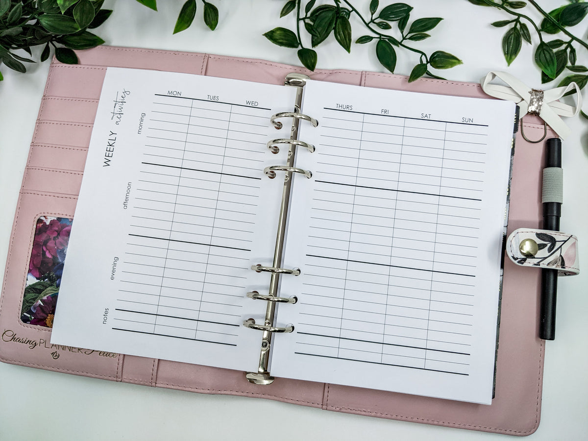 Meeting Notes: A5 Planner Inserts