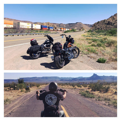 Original Garage Moto - Father and son bike trip, Québec to California on Harley-Davidson
