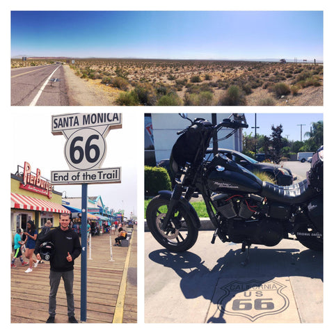 Original Garage Moto - Voyage à vélo père et fils, du Québec à la Californie en Harley-Davidson