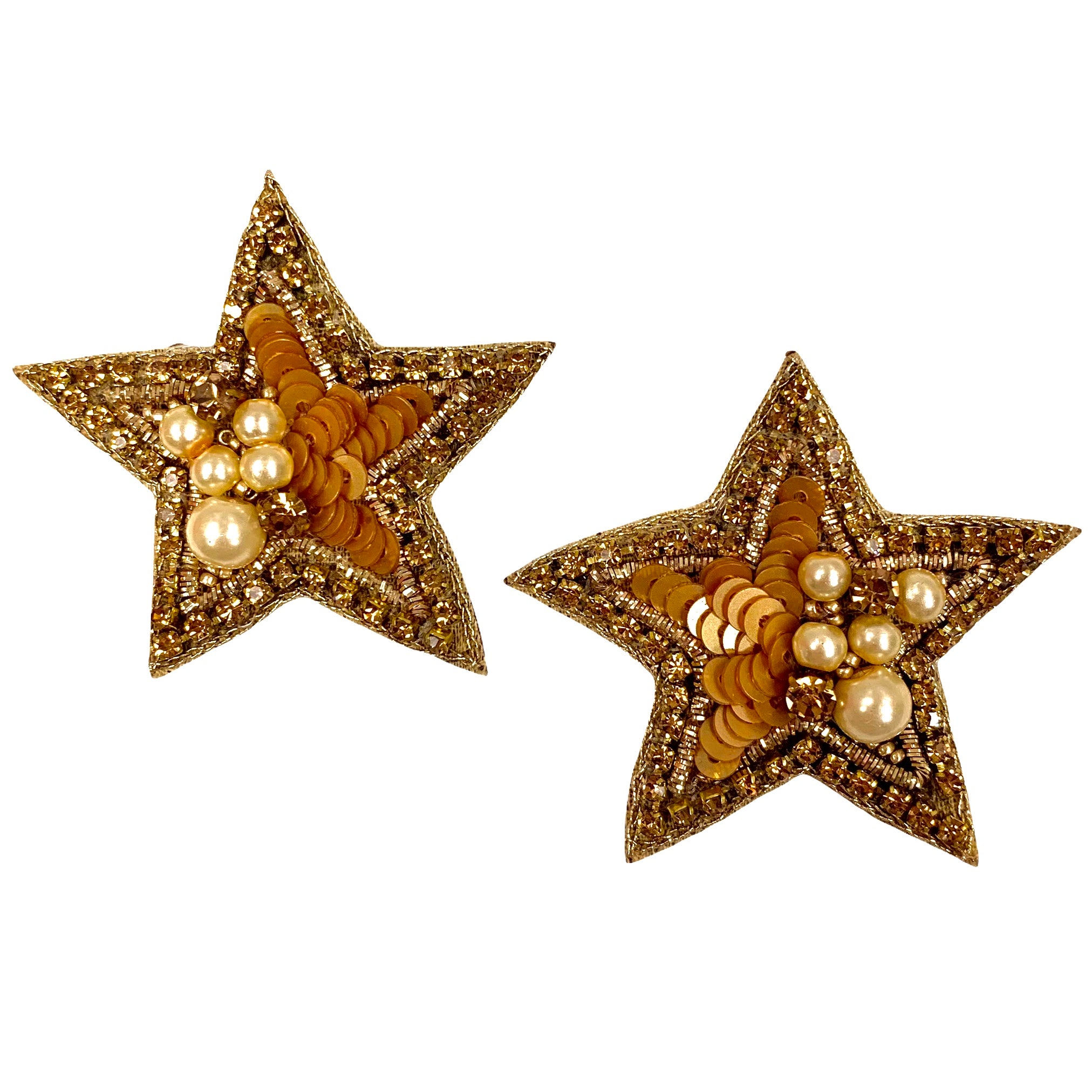 GOLD STAR STUDS