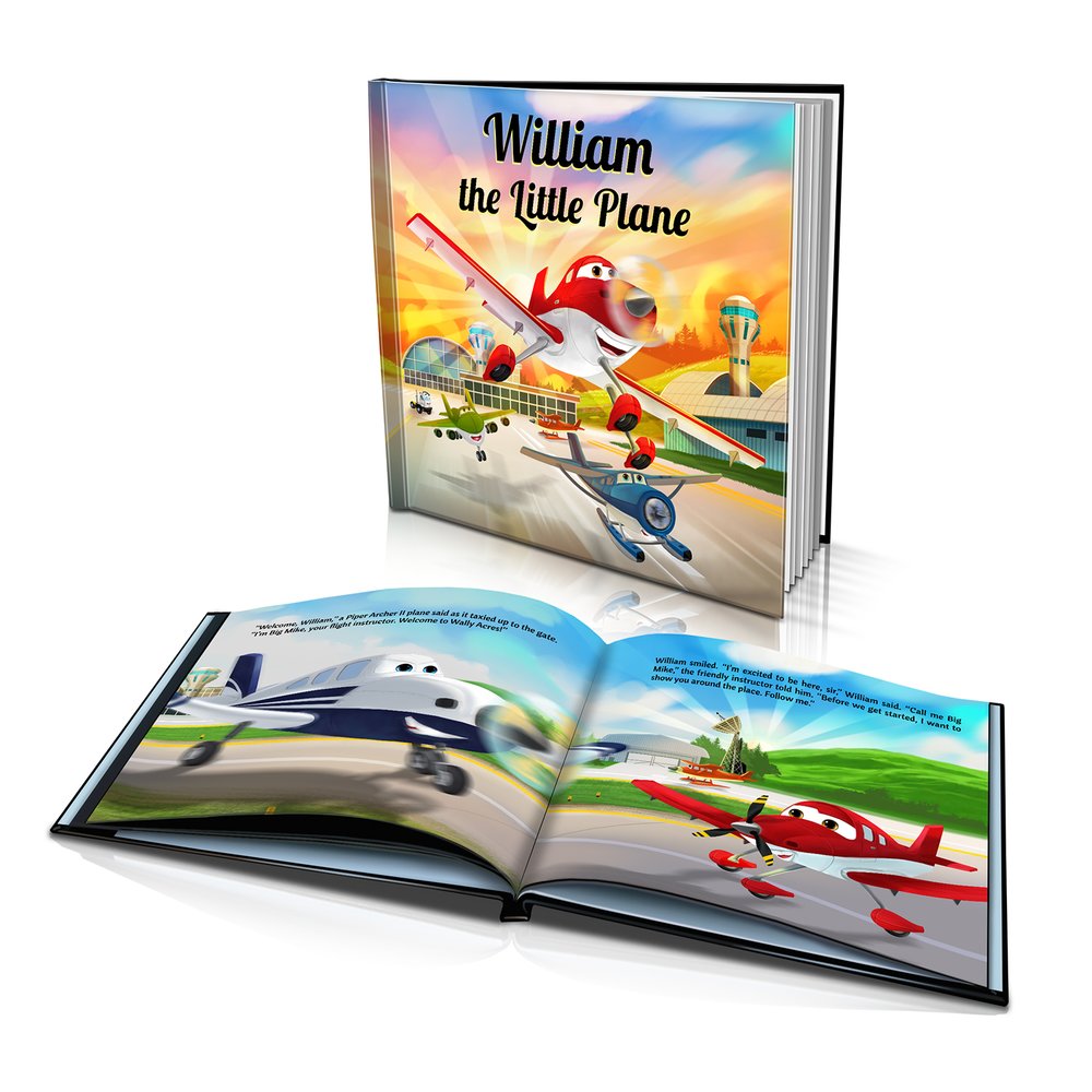 Large Hard Cover Story Book - The Little Plane
