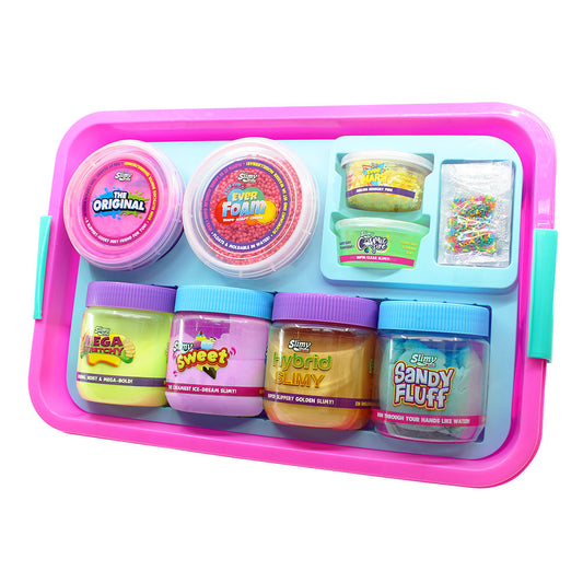 SLIMY Coffret Slime Super Set - 8 pots * 100 gr: 800gr - 45910