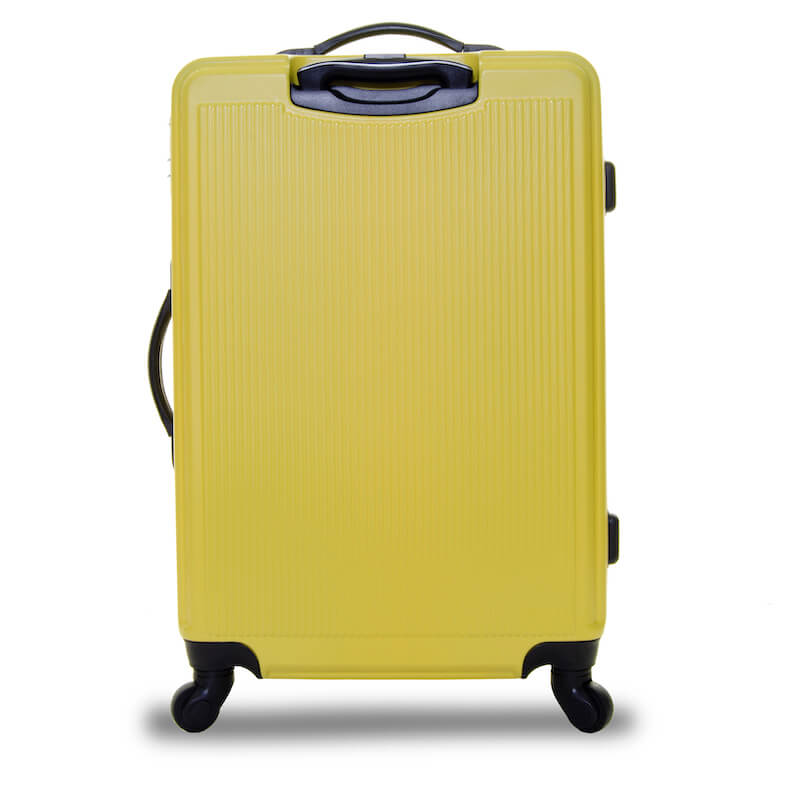 yellow medium suitcase