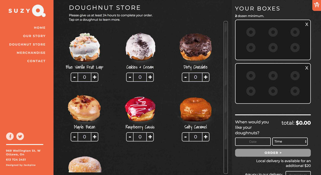 Tienda Shopify Donuts - SuzyQ