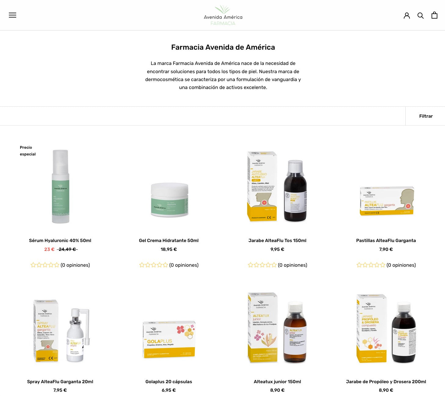 Tienda Online Shopify Farmacia by OHDIGITAL