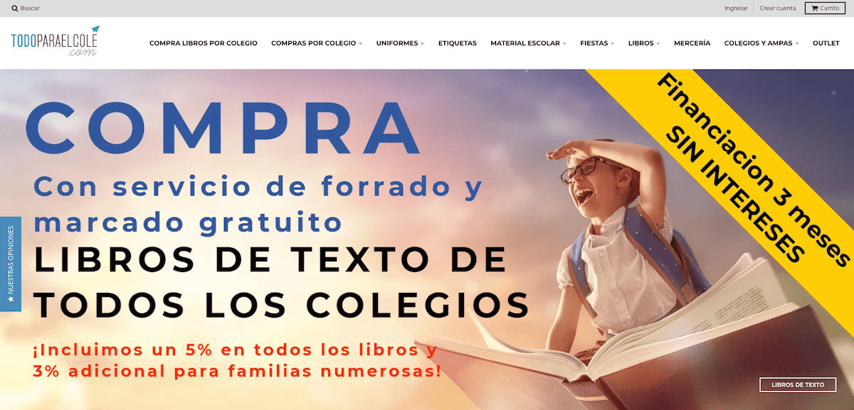 Tienda Online Shopify Uniformes y Libros Colegio