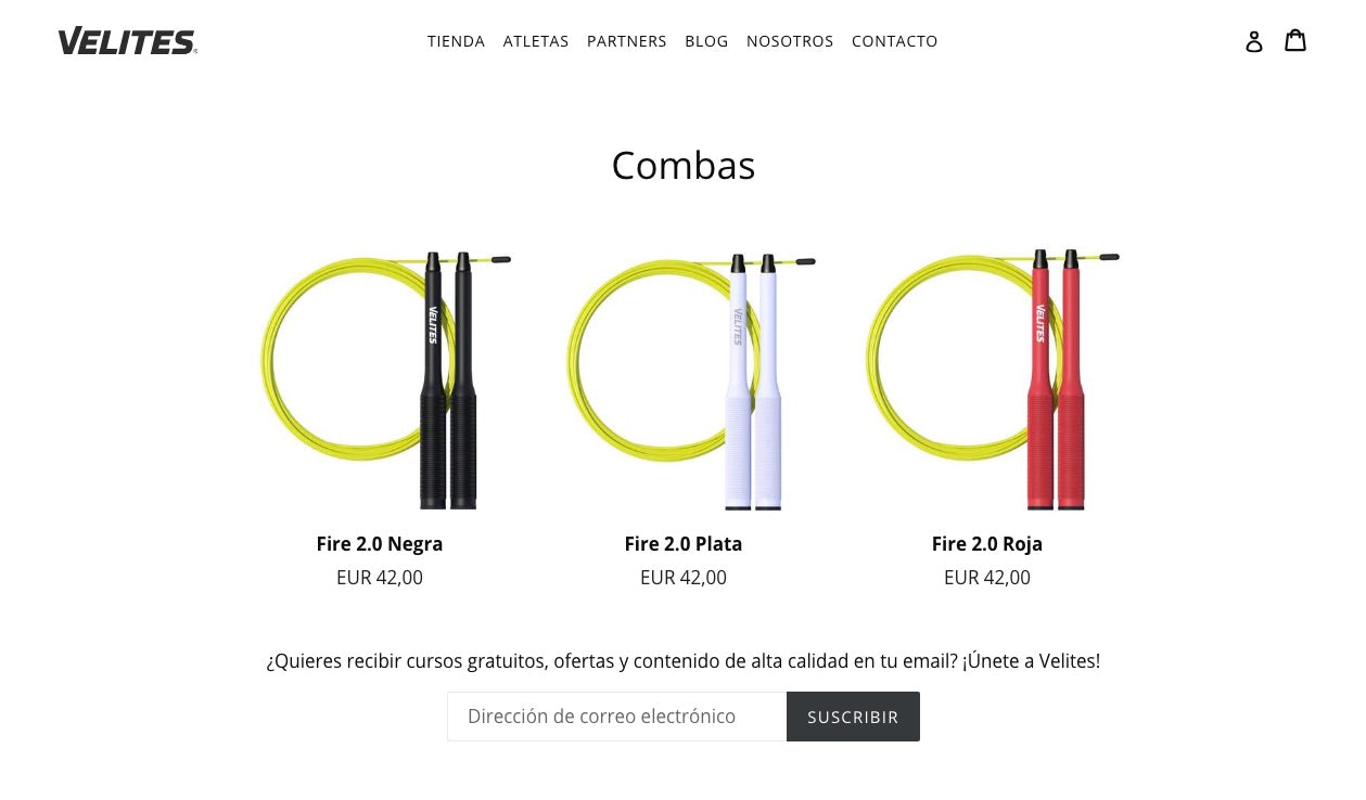 Tienda Online Shopify Fitness