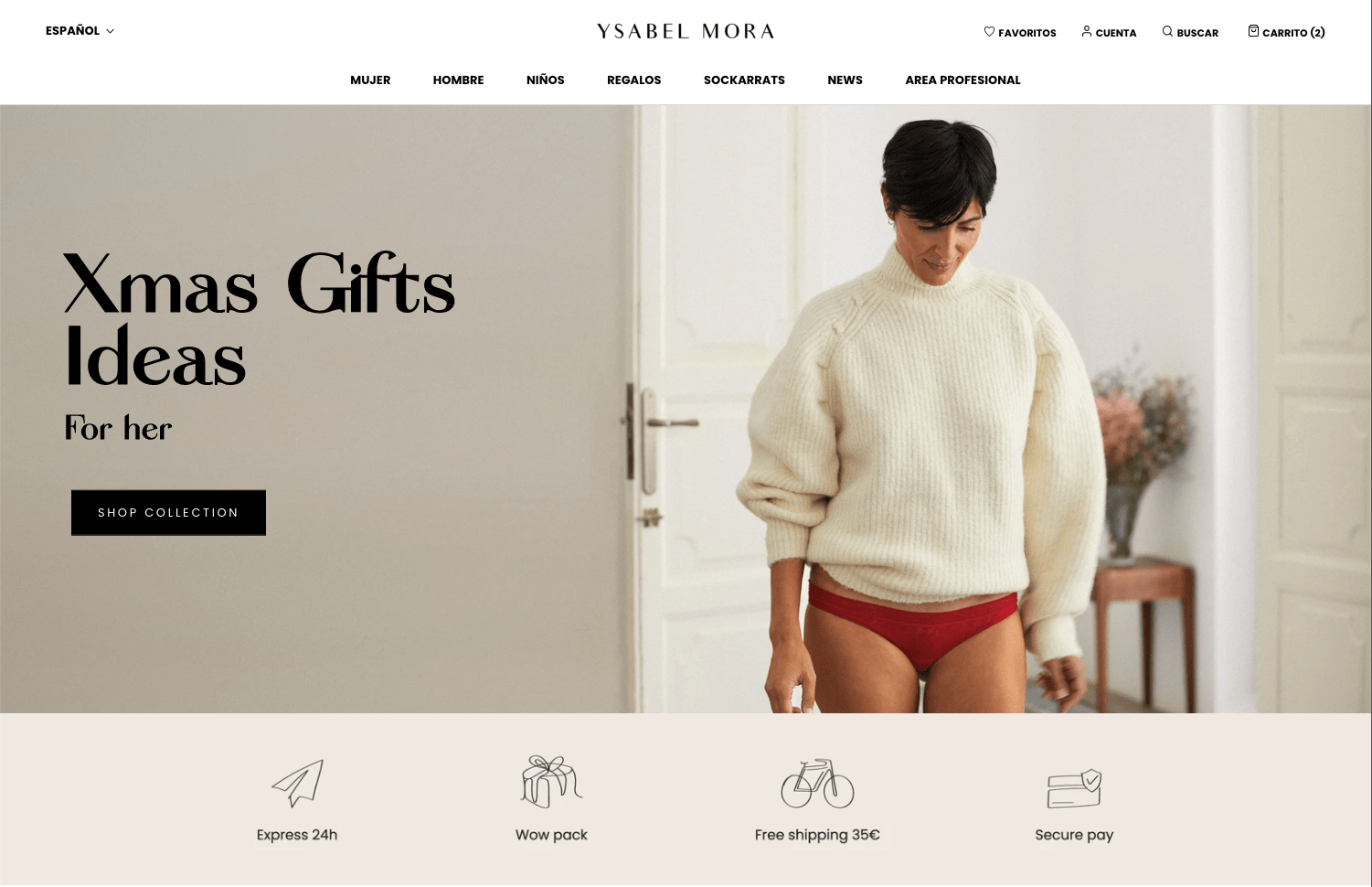 Ysabel Mora in Shopify by OHDIGITAL