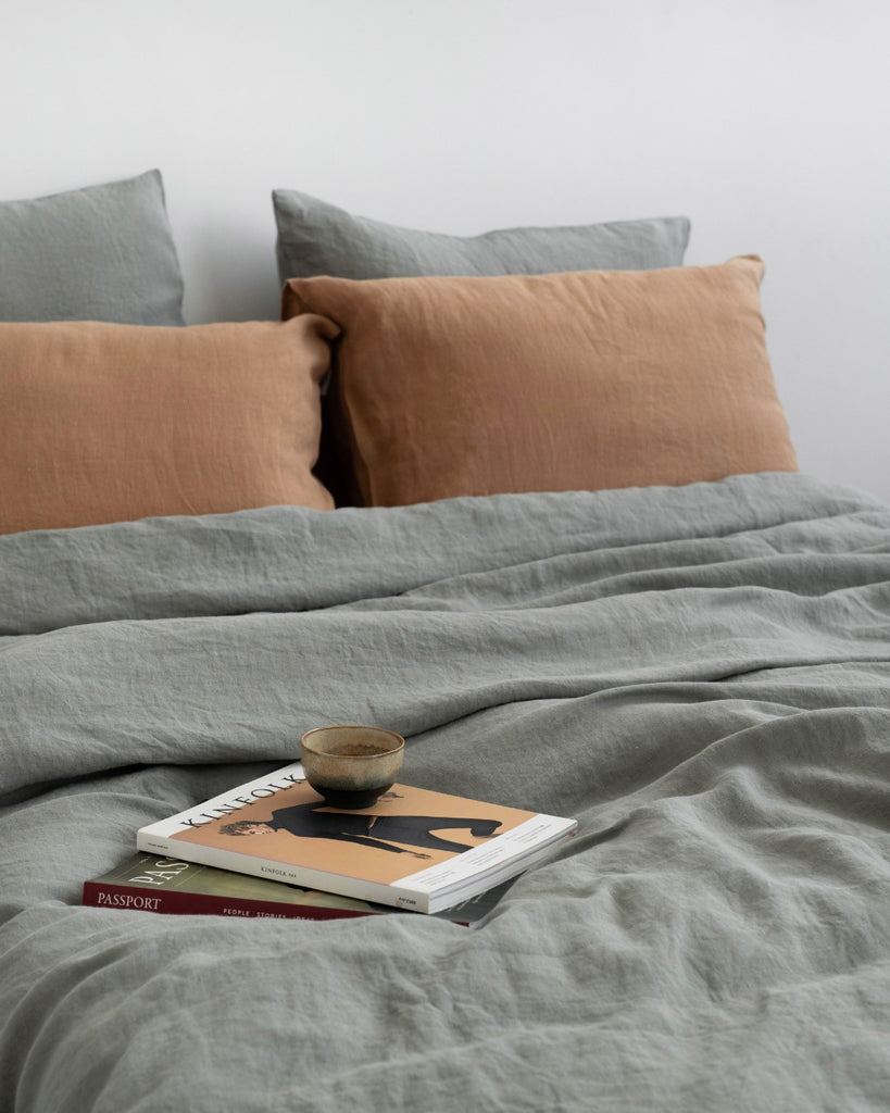 cozy winter home decor | soft bed linens