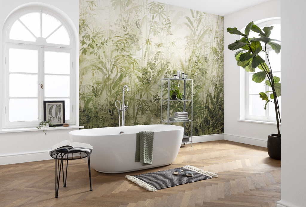 Jungle Wallpaper at Forest Homes - How much wallpaper do I need? (with calculator!)