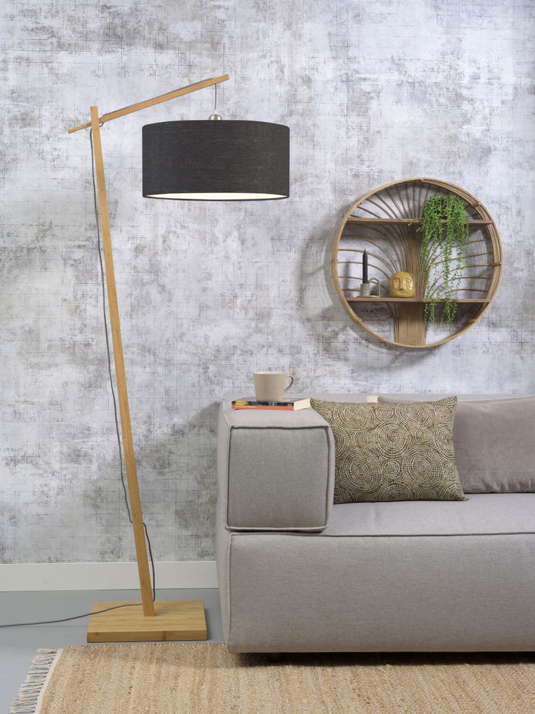 Linen lampshade - Linen Interior Decor - Andes Floor Lights