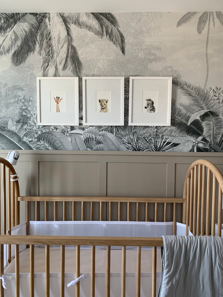 Nature-inspired nursery, nature-inspired children room